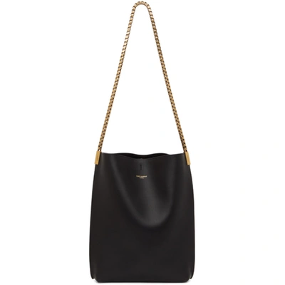 Saint Laurent Suzanne Small Leather Shoulder Bag In Black