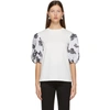 ERDEM OFF-WHITE FIL COUPÉ THEODORA T-SHIRT