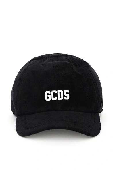 Gcds Baseball Cap Logo In Black,white