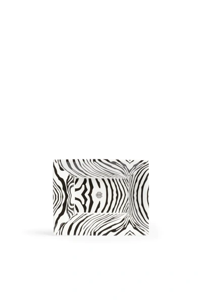 Roberto Cavalli Home Zebra Porcelain Tidy Tray In Black