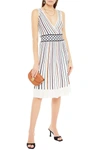 MISSONI STRIPED CROCHET-KNIT DRESS,3074457345624755594