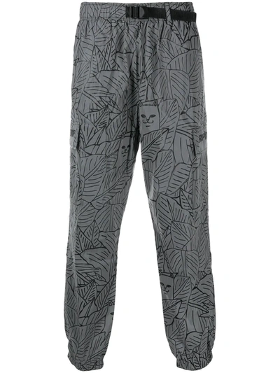 Ripndip Nermal Leaf Reflective Cargo Trousers In Grey