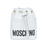 MOSCHINO MOSCHINO LOGO PRINTED DRAWSTRING SHOULDER BAG