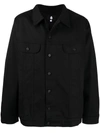 Duoltd Button-front Denim Jacket In Black