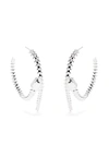 Shaun Leane Serpent Trace Hoop Earrings In Silver