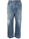 DIESEL RED TAG STRAIGHT LEG CROPPED JEANS