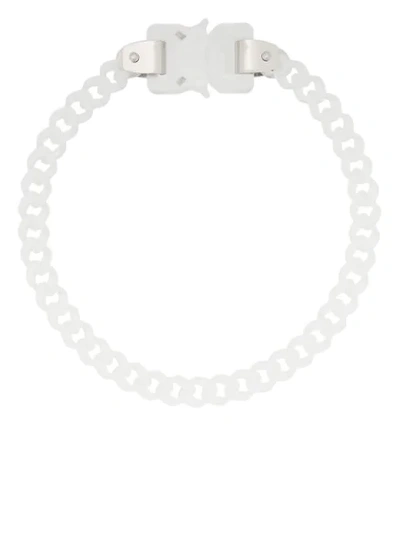 Alyx White Rollercoaster Buckle Transparent Necklace