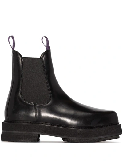 Eytys Slip-on Chelsea Leather Boots In Black