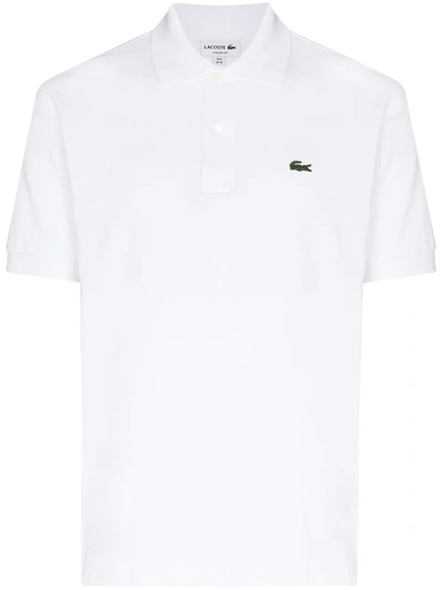 LACOSTE LOGO-PATCH SHORT-SLEEVE POLO SHIRT