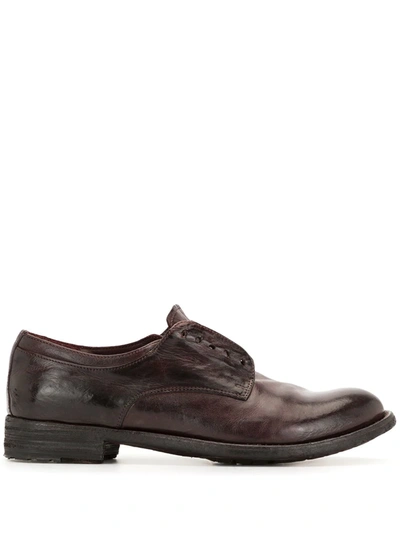 Officine Creative Lexi Leather Oxford Shoes In Brown