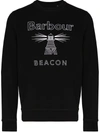 BARBOUR BEACON-LOGO CREW-NECK SWEATSHIRT