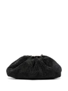 Philipp Plein Crystal-embellished Clutch Bag In Black