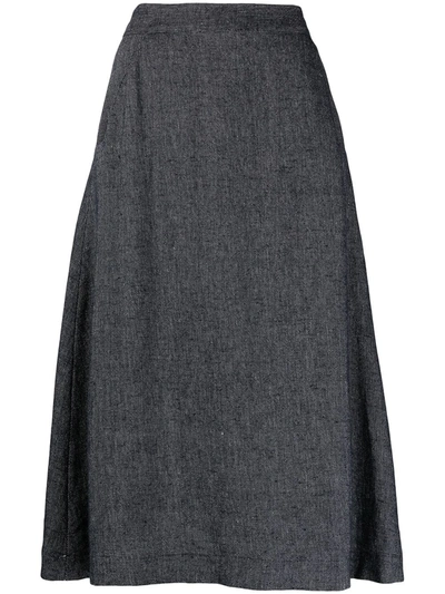Société Anonyme A-line Midi Skirt In Blue