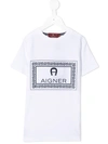 AIGNER LOGO PRINT T-SHIRT