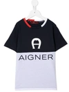 AIGNER TWO-TONE T-SHIRT
