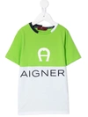AIGNER TWO-TONE T-SHIRT