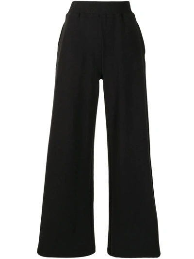 L Agence Luxe Lounge The Campbell High Rise Wide Leg Trouser In Black