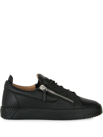 Giuseppe Zanotti Frankie Low-top Sneakers In Black