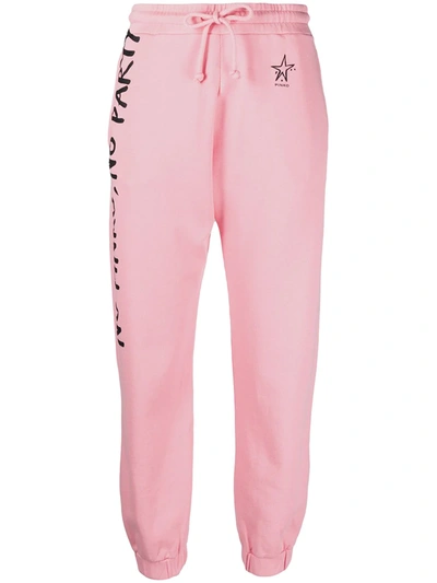 Pinko Graphic-print Track Trousers In Pink