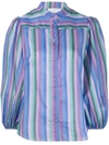 ZIMMERMANN POPPY STRIPE BLOUSE