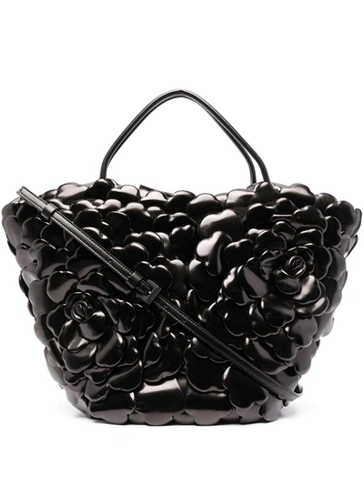 Valentino Garavani Garavani Leather 03 Rose Edition Atelier Bucket Bag In 0no