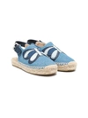 STELLA MCCARTNEY BUTTERFLY DENIM ESPADRILLES