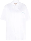 MARNI LOGO-EMBROIDERED SHIRT