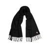 PS BY PAUL SMITH BLACK WOOL SCARF,3972305