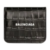 BALENCIAGA CASH FLAP COIN & CARD HOLDER,BAL78B8TBCK
