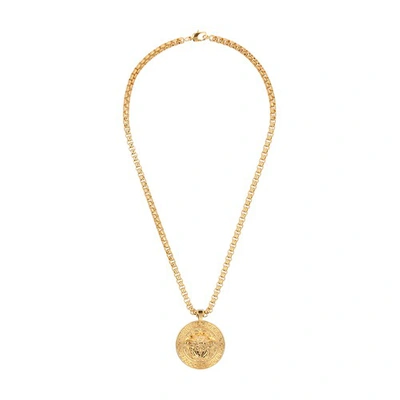 Versace Metal Necklace In Gold