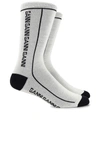 GANNI LOGO SOCKS,GANR-WA12