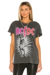 Madeworn Acdc Unisex Tee - Black - Size Xs In Black