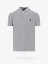 Polo Ralph Lauren Logo Polo Shirt In Grey