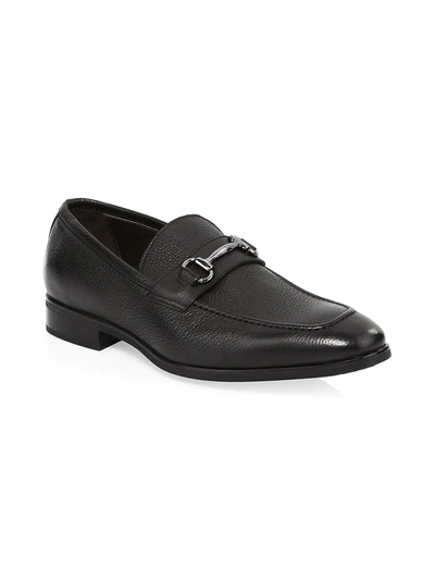 To Boot New York Men's Brussels Textured Bit Loafers In Black