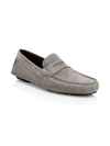 To Boot New York Men's Pace Perforated Suede Driving Loafers In Piombo