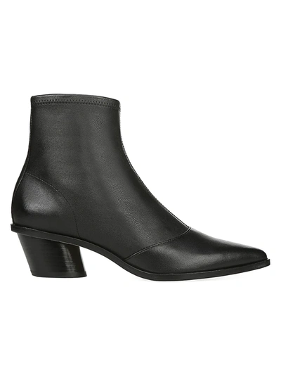 Via Spiga Women's Odette Point-toe Leather Ankle Boots In Black