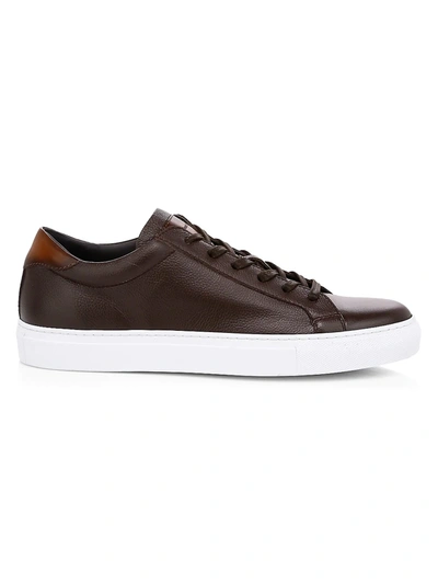 To Boot New York Men's Knox Leather Sneakers In Brown