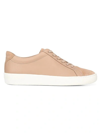 Vince Women's Janna Leather & Suede Trainers In Oatmeal