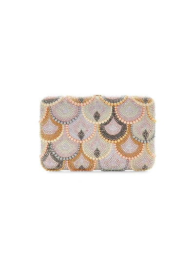 Judith Leiber Women's Seamless Scallop Crystal Clutch In Champagne