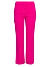 Alexander Mcqueen Women's Wool Cigarette Trousers In Orchid Pink