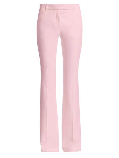 Alexander Mcqueen Women's Bootcut Trousers In Sugar Pink