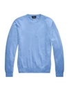 Polo Ralph Lauren Men's Cashmere Crew Sweater In New Litchfield Blue