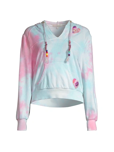 Loveshackfancy Kirby Tie-dye Hoodie In Multicolor ModeSens