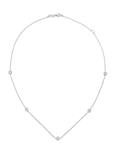Hearts On Fire 18k White Gold & Diamond Bezel Collar Necklace