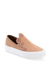 See By Chloé Women's Vera Floral Suede Sneakers In Ciprira