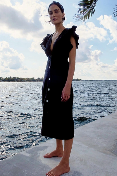charlie holiday black dress Charlie Holiday Womens Paige Maxi Dress Black Size XS
