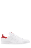 Adidas Originals Stan Smith Sneaker In White/ White/ Lush Red