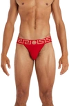 VERSACE FIRST LINE VERSACE GRECA BORDER JOCKSTRAP,AUU01017A232741