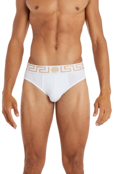 VERSACE GRECA BORDER 2-PACK BRIEFS,AU10180A232741