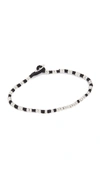 MIKIA SILVER BEADS BRACELET,MIKIA30062